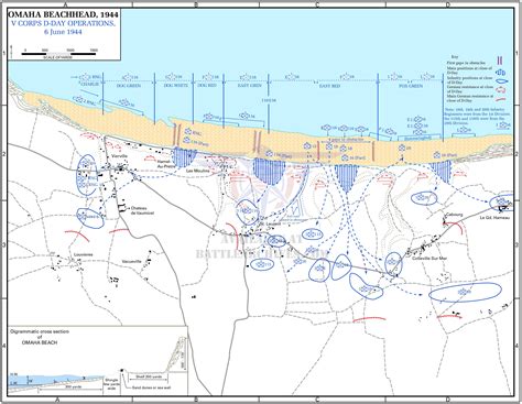 D Day Omaha Beach Map