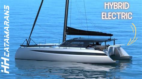 New Hybrid Electric Hh52 Catamaran Sneak Peek Youtube