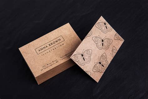 Recycled Brown Craft Business Cards Ultra™