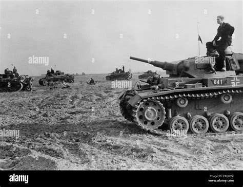 German Panzer Iii Tank At The Eastern Front 1941 Stock Photo Royalty