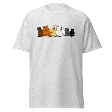 Gay Bear T Shirt Seven Playful Bears Bear Pride Outfit Etsy