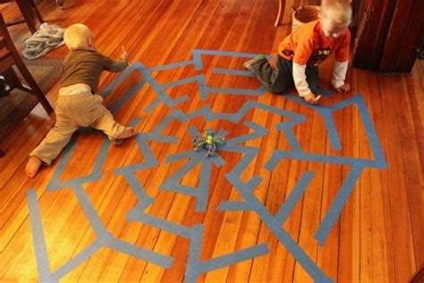 Giant Spider Web Maze For Kids Mazes For Kids Halloween Games