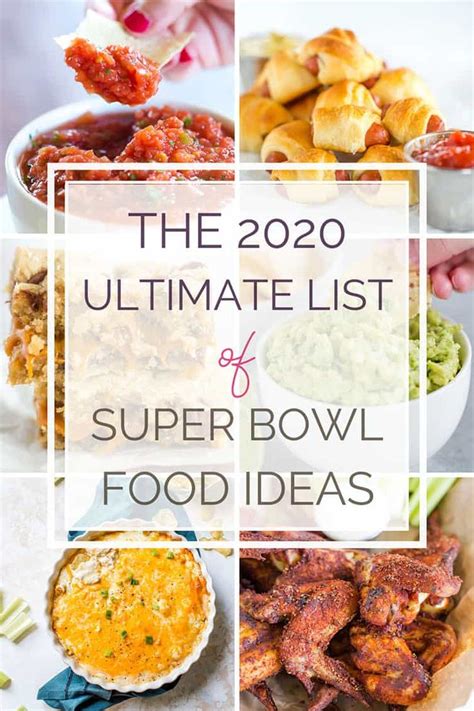 The Ultimate List Of Super Bowl Food Ideas Appetizer Recipes Easy