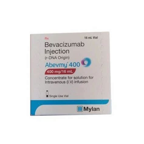 Mylan Pharmaceuticals Pvt Ltd Abevmy 400 Mg Injection Packaging 1