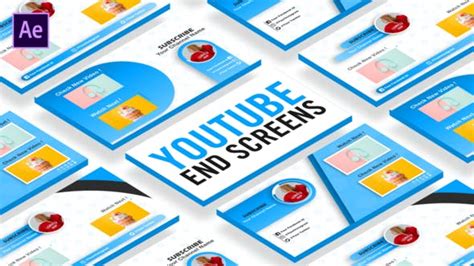 VIDEOHIVE YOUTUBE END SCREENS 26784884 - Adobe After Effects Templates