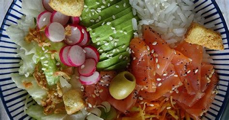 Poke bowl, buddha bowl : LES PETITS DELICES D'UNE MAMAN PRESSEE: Buddha bowl #riz