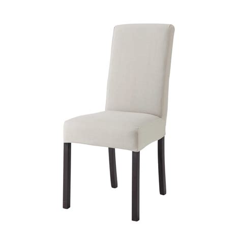 Don't allow old or dingy chairs to spoil your formal table presentation. Cotton chair cover in light grey 47 x 57 | Chair ...