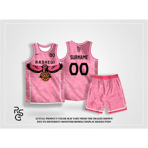 Rashegi 2023 Customized Jersey Full Sublimation Pinks Hawks Customized