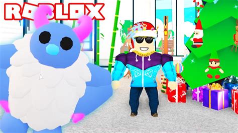 Feliz Navidad Hoy Hacemos El Yeti De Neón Adopt Me Roblox 😲 Youtube