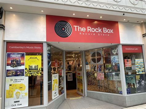 The Rock Box Record Store Camberley S Record Store The Rock Box
