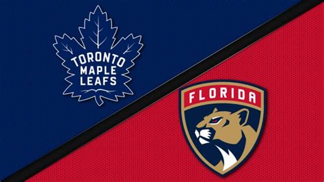 Florida Panthers Vs Toronto Maple Leafs Game 1 Pick And Prediction