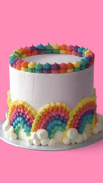 Tigga Mac Shows Easy Way To Make A Rainbow Cake From A Woolies Mudcake