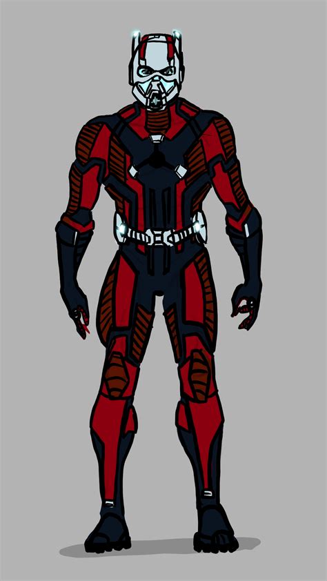Ant Man Comics Quick Redesign Marvel Concept Art Superhero Design