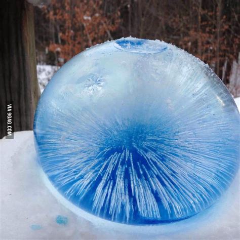 Frozen Water Balloon And Food Coloring Ice Candle Candle Lanterns
