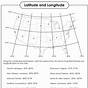 Latitude And Longitude Worksheet Pdf
