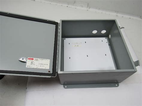 Hoffman A 1212ch 12x12x6 Jic Electrical Box Enclosure Wback Plate Type