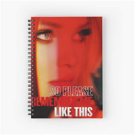 Dove Cameron Remember Me Spiral Notebook By Fweakygrande Redbubble