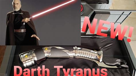 New Star Wars Galaxys Edge Legacy Lightsaber Hilt Darth Tyranus Count