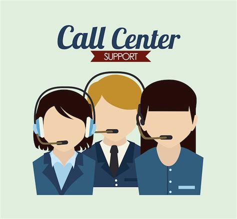 Premium Vector Call Center Design