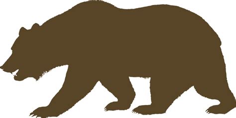 Flag Of California Bear Solid Openclipart