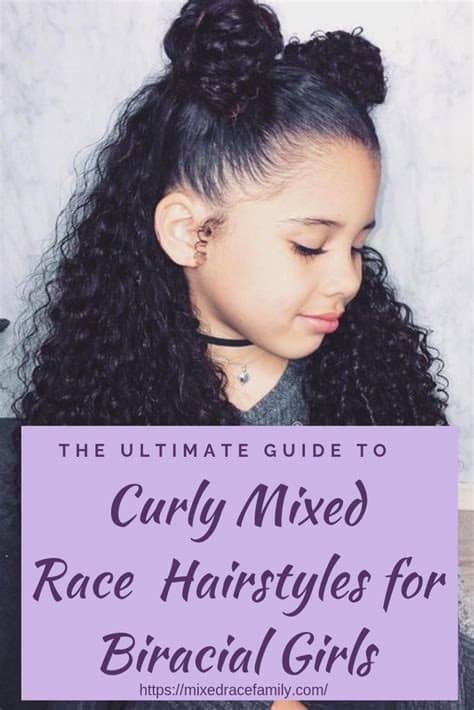 Bella thorne wavy curly hair style with braid. Simple Curly Mixed Race Hairstyles for Biracial Girls ...