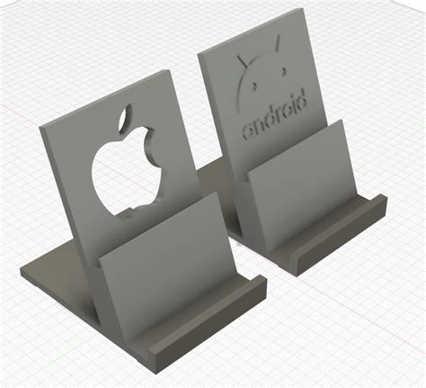 Free Stl File Phone Stand For Android And Iphone 📞・3d Print Design To