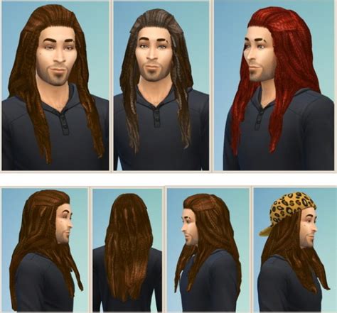 Birksches Sims Blog Jason Dreads ~ Sims 4 Hairs