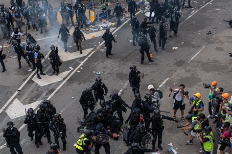 Hong Kong Official Defends Polices Use Of Force Against Protesters