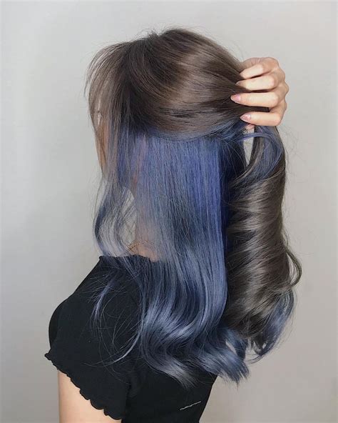 Underneath Dyed Hair Color Ideas For Brunettes Xfitculture Com Hair