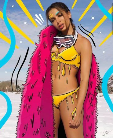 Anitta Lanza Loco Y En El Videoclip Apareci Esquiando En Sensual Bikini Reggaeton Com