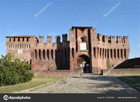 The Castle Of Soncino Cremona Lombardy Italy Stock Photo By