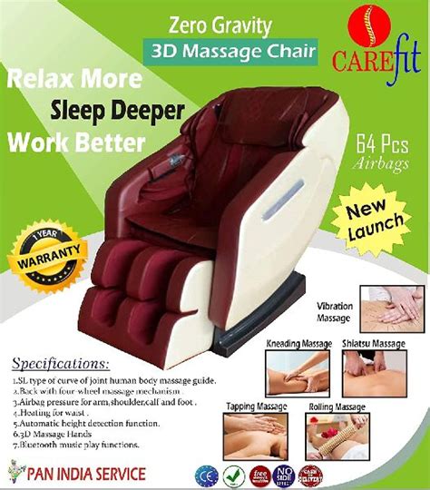Carefit Zero Gravity Massage Rollers Chair At Rs 145 Lakh Pieces In Karnal Id 5493555