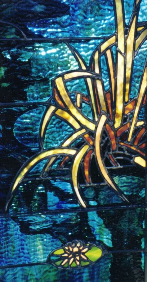 Japanese Garden Leaded Glass Stained Glass Art Mosaic Art Mosaic
