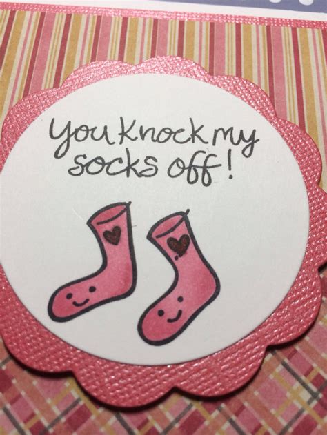 You Knock My Socks Off Valentines Day Card Made With Lawn Fawn Etsy
