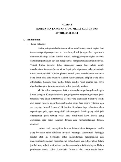 If your submission status is archived, it means that your manuscript is. JURNAL STERILISASI ALAT KULTUR JARINGAN PDF