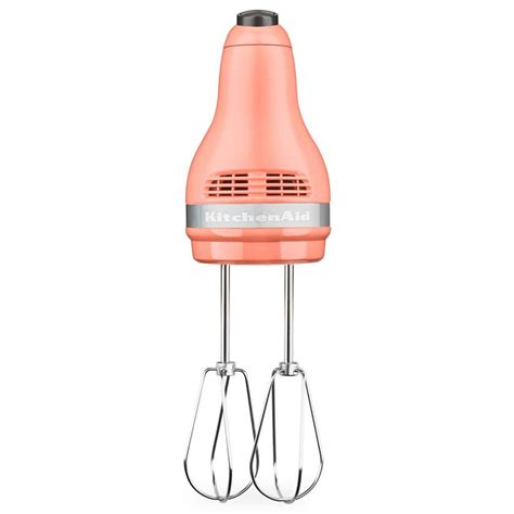 Kitchenaid Ultra Power 5 Speed Pink Hand Mixer With 2 Stainless Steel