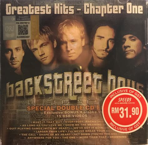Backstreet Boys Greatest Hits Chapter One 2002 Special Double Cd