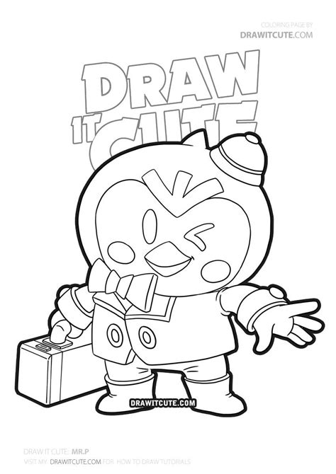 In this guide, we featured the basic strats and stats, featured star power & super attacks! How to draw Mr.P | Brawl Stars - Draw it cute in 2020 ...
