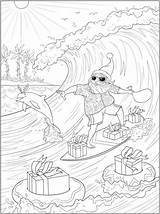 Kiln Colouring Surfin Hawaiian Craftgossip sketch template