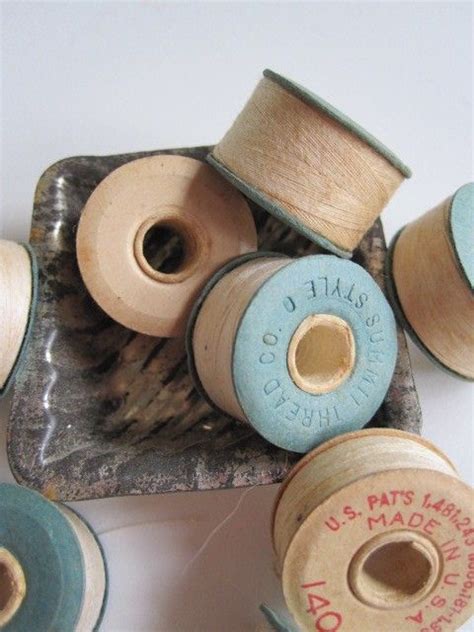 Vintage Spools Of Thread Sewing Items Vintage Sewing Notions Spool
