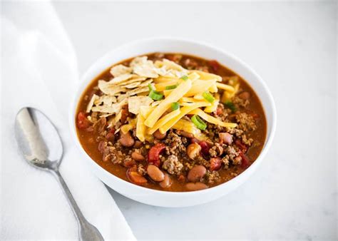 Easy 3 Ingredient Chili The Most Simple Chili Recipe Thats Made In
