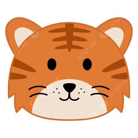 Big Image Gambar Kartun Harimau Lucu Free Transparent Png Clipart