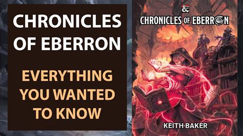 Chronicles Of Eberron Everything You Wanted To Know With Keith Baker