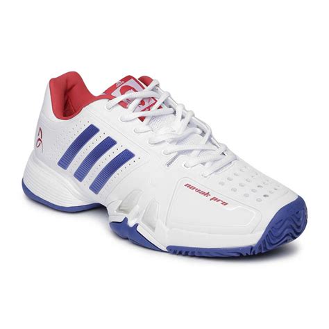 Buy Adidas Novak Pro Tennis Shoes Whiteroyalscarlet Online