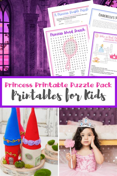 Free Kids Printable Princess Puzzle Pack The Tiptoe Fairy