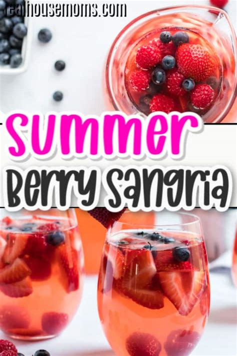 The Best Summer Berry Sangria Real Housemoms