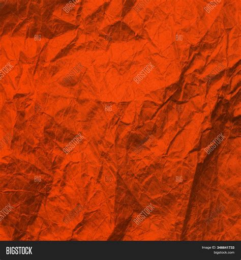 Orange Crumpled Paper Image And Photo Free Trial Bigstock