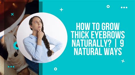 How To Grow Thick Eyebrows Naturally 9 Natural Ways Drug Research