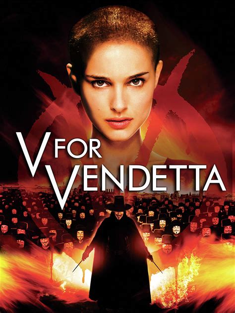 V for vendetta is about a man, his quest for revenge and his desire to right the wrongs in his society. Movie review: V for Vendetta