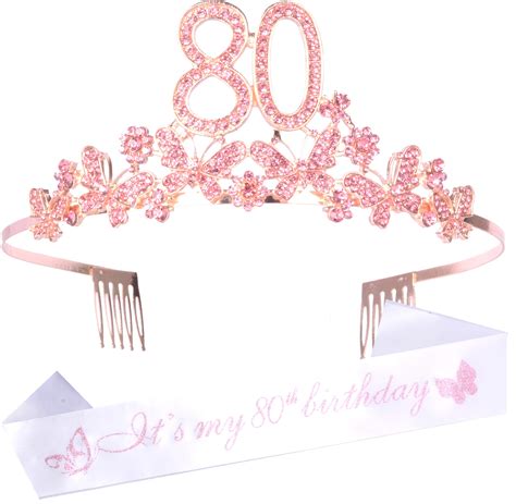 Buy Th Birthday Th Birthday Gifts For Women Th Birthday Tiara And Sash Th Birthday